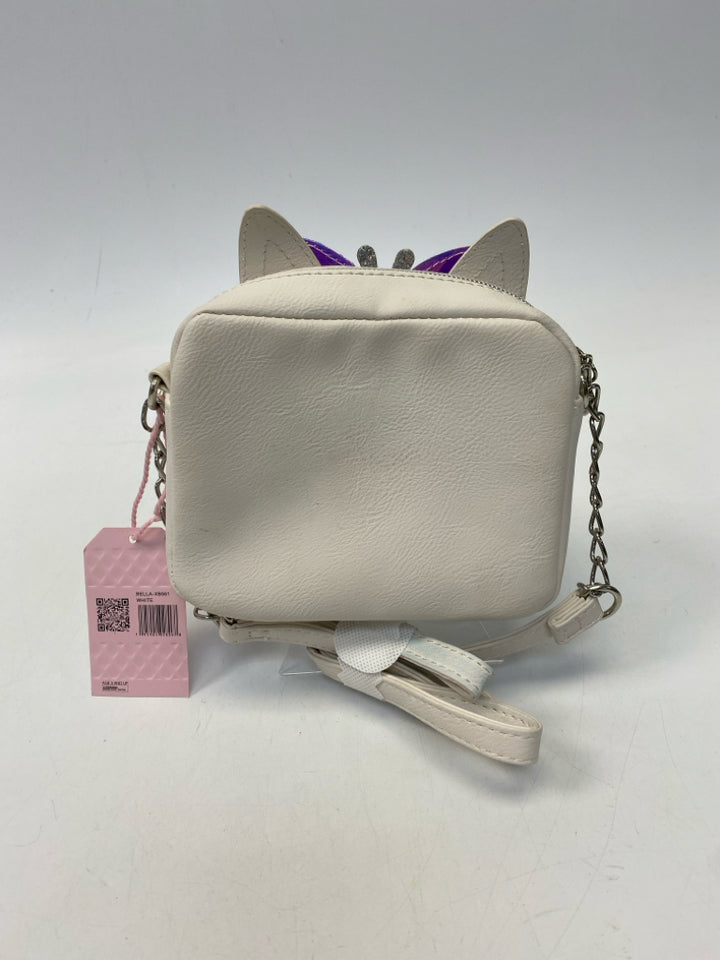 NWT White Pink/Multi Caterpillar Tweed Girl&