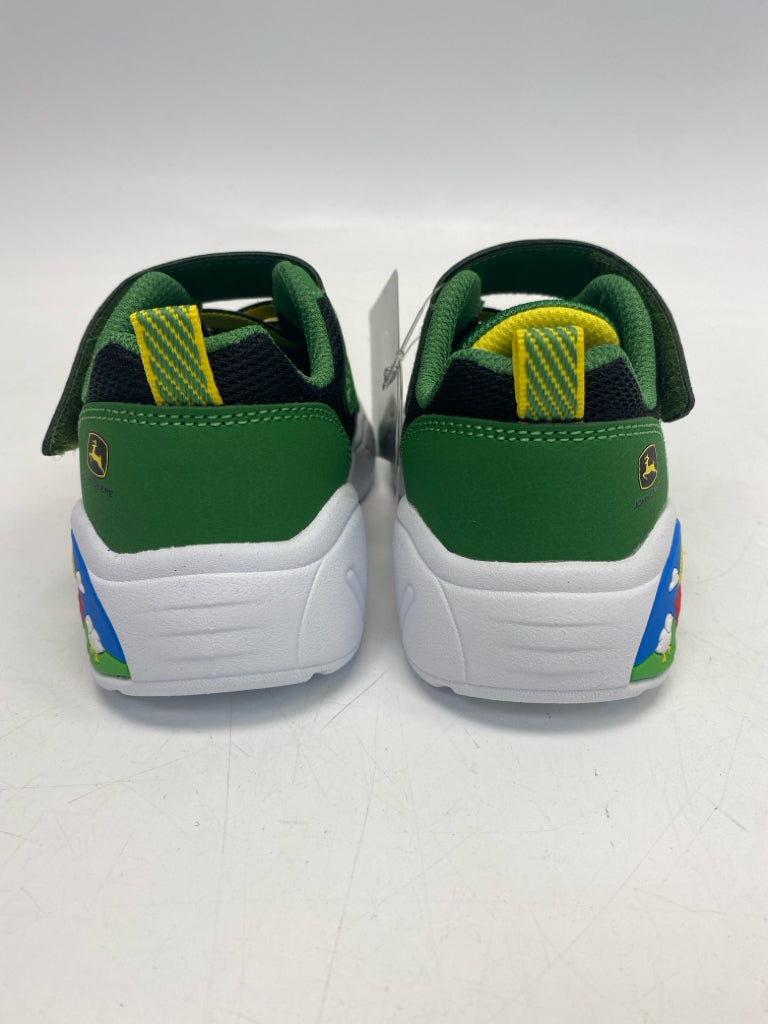 NWT Skechers SIZE 9 Green Yellow/Multi John Deere Boy&