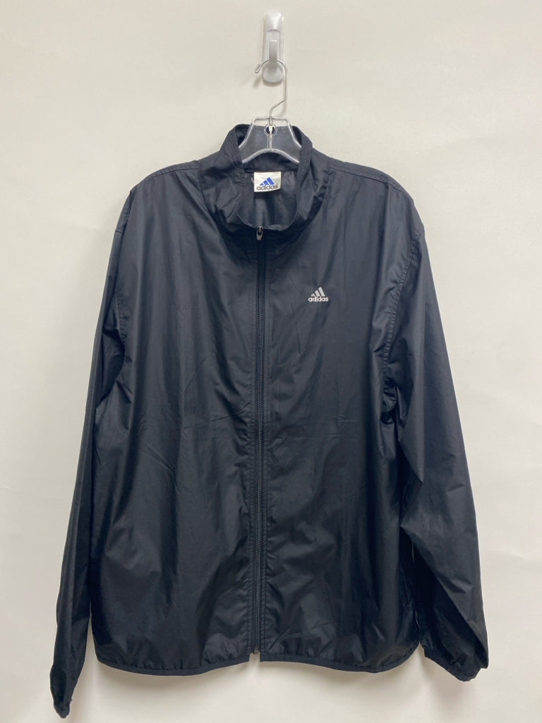 Adidas Size XL Black Zip Down Men&
