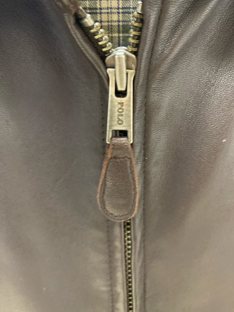 Ralph Lauren Size M Dark Brown Leather Men&