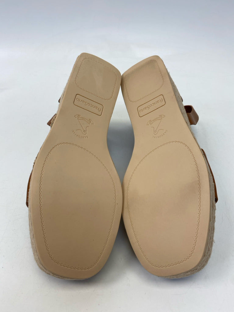 NWOT Franco Sarto  Size 9.5 Cognac Sandals