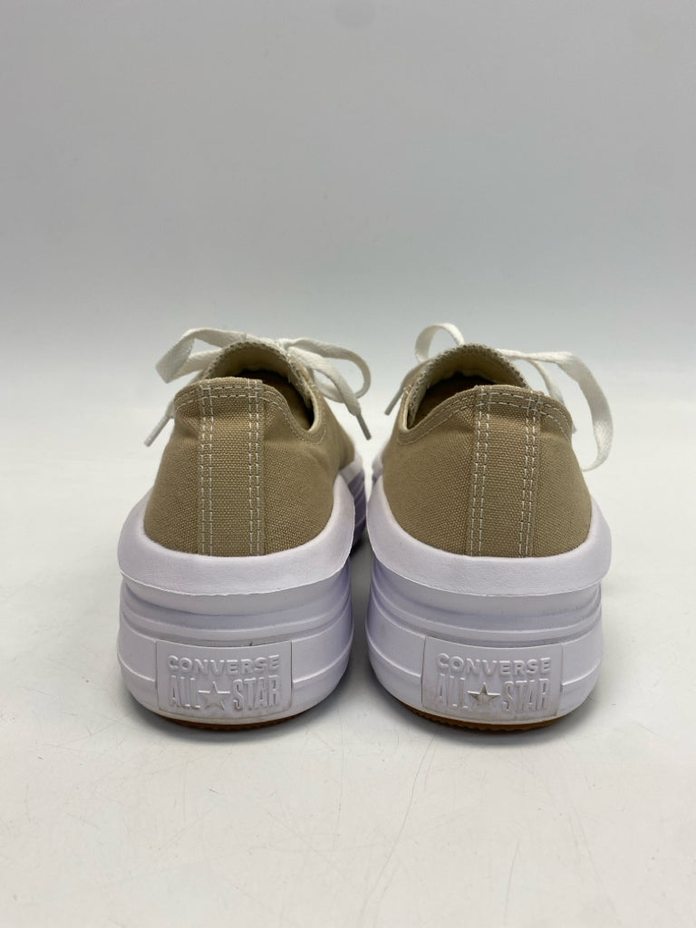 Converse  Size 10.5 Tan White Lace-up Sneakers