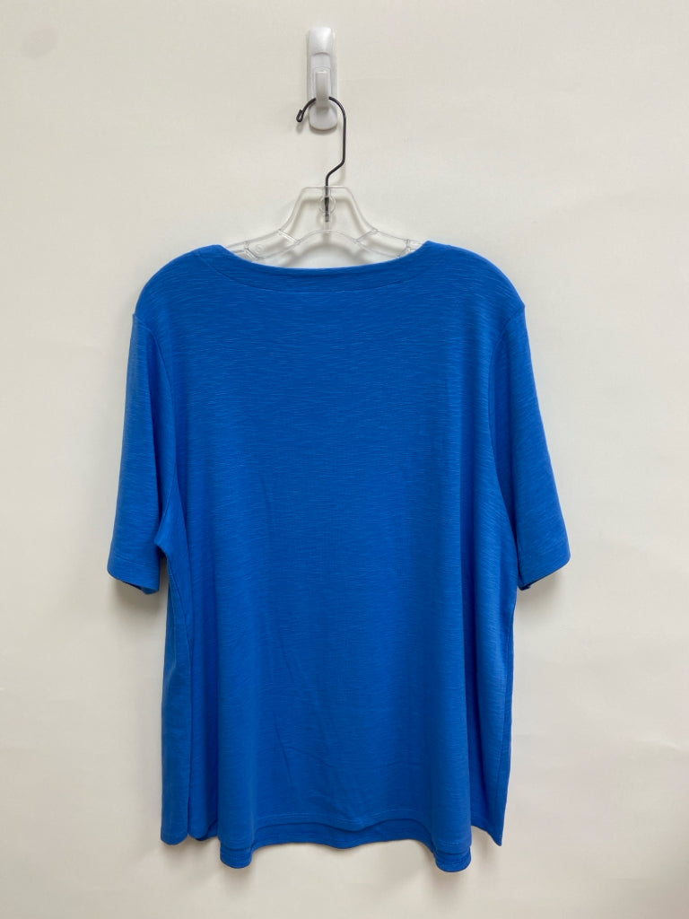 J Jill Size XL Blue Ladies Top
