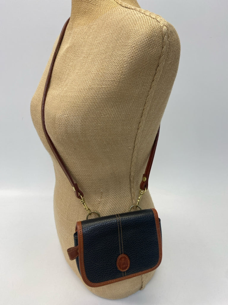Liz Claiborne Black Brown Trimmed Crossbody