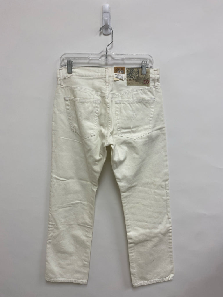 NWT American Living Size 30 White Distressed Men&