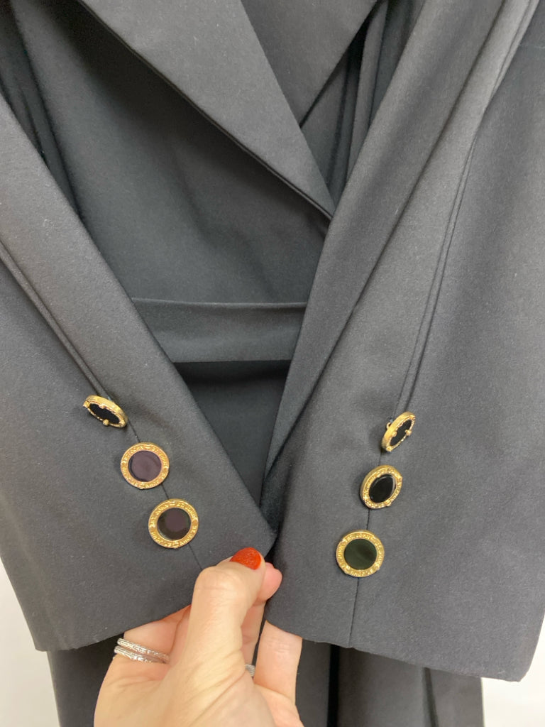ST. JOHN Size 16 Black Plus Size Jacket