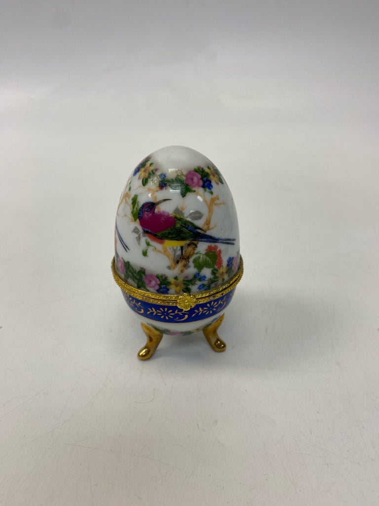 Multi Color Birds Porcelain Figurine