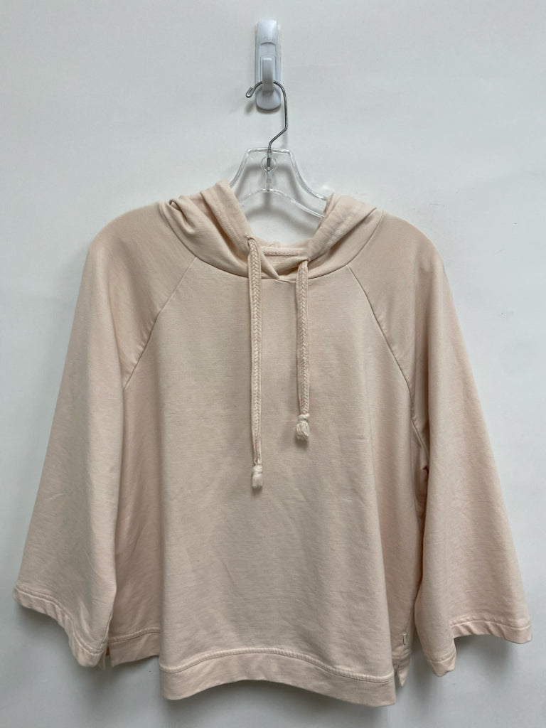 Size L Pale Pink Hooded Ladies Pullover