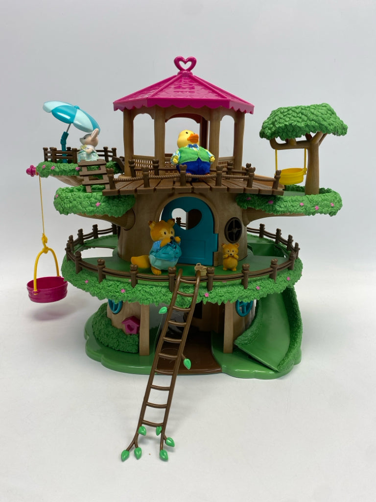 Green Pink/Brown Dollhouse