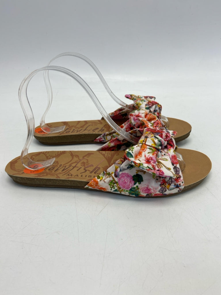 Blowfish  Size 9.5 Multi-Color Flower(s) Sandals
