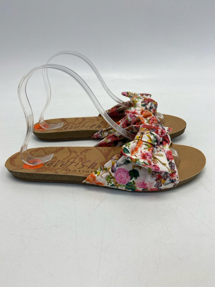 Blowfish  Size 9.5 Multi-Color Flower(s) Sandals