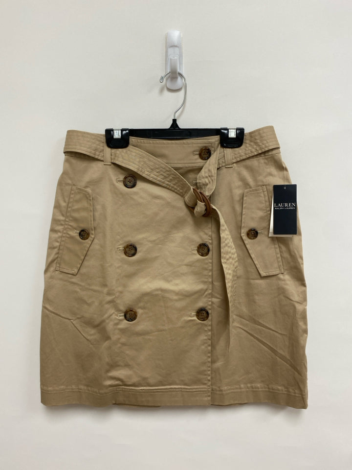 NWT Lauren Ralph Lauren Size 6 Khaki Ladies Skirt