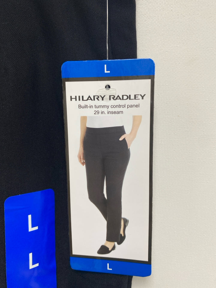 NWT Hilary Radley Size L Black Pull-on Ladies Pants