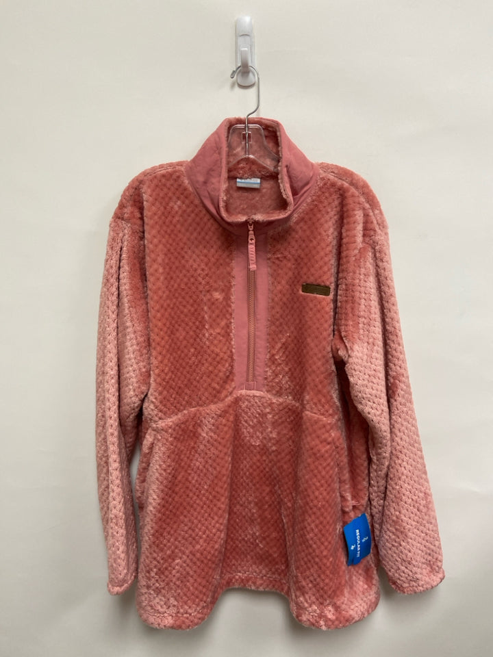 NWT Columbia Size XXL Pink Quarter Zip Plus Size Top