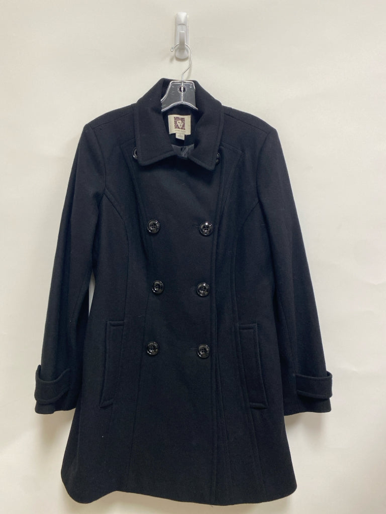 Anne Klein Size L Black Double-Breasted Ladies Jacket