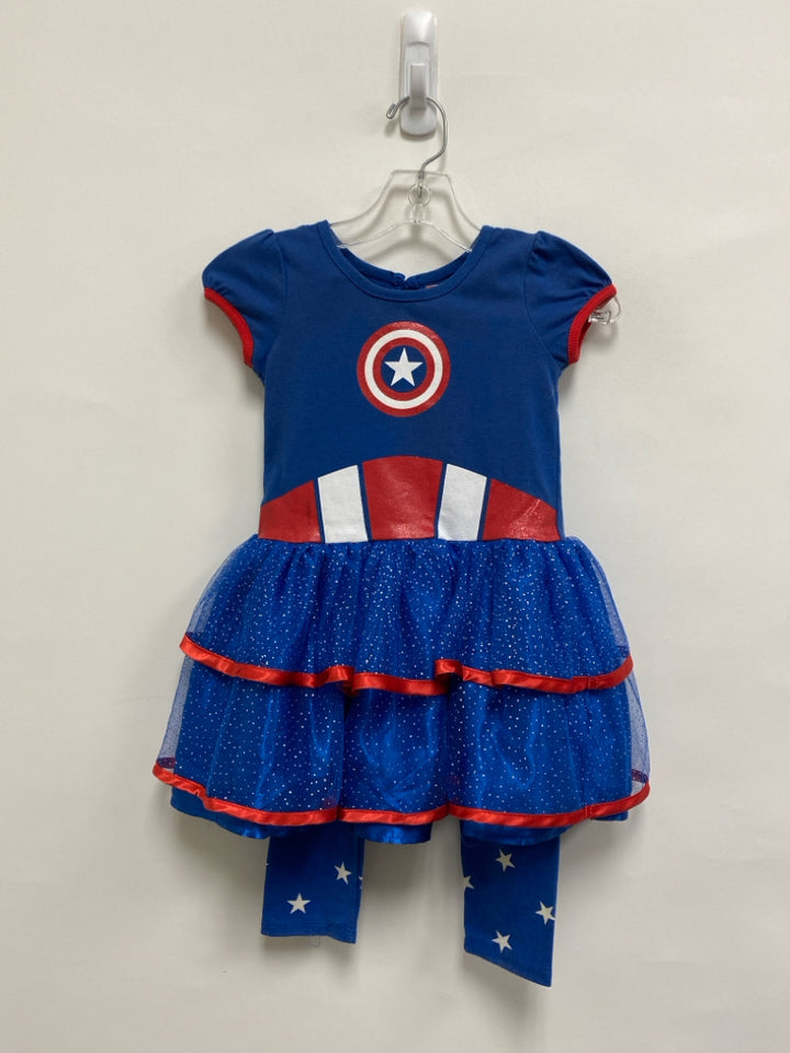 MARVEL SIZE 3T Blue White/Red Girl&