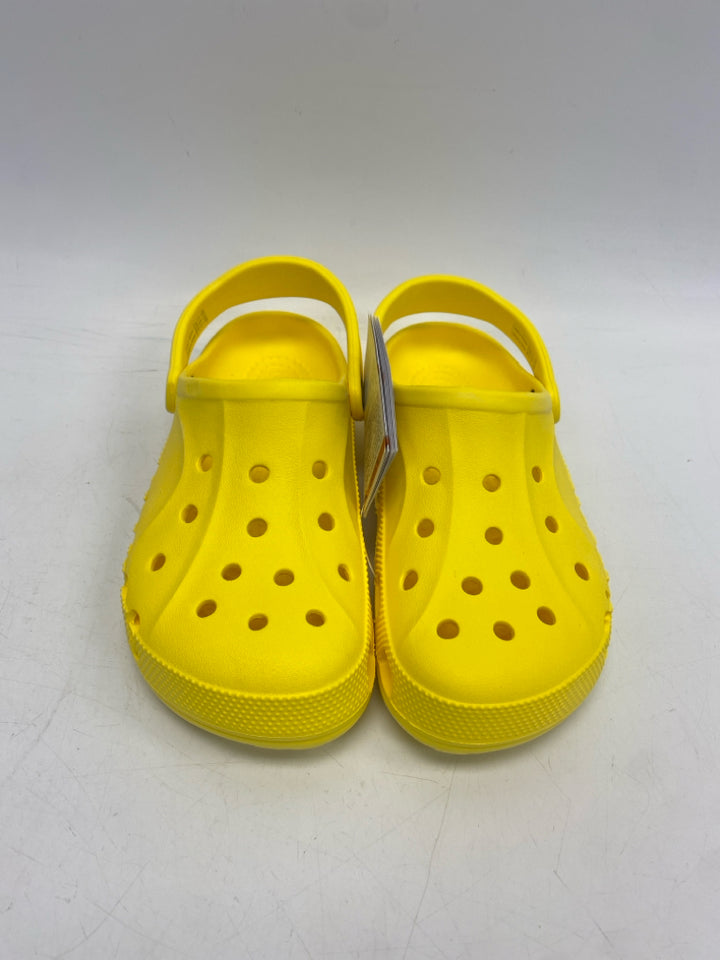 NWT Crocs  Size 9 Yellow Clogs
