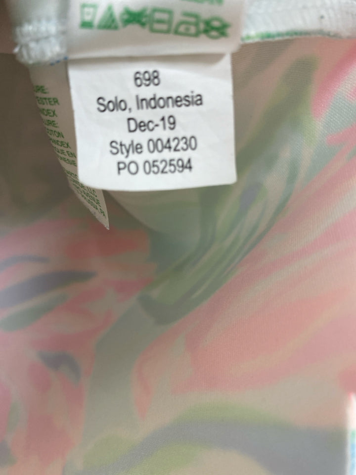 LILLY PULITZER SIZE 14 Pink/White Aqua/Green Sleeveless Girl&
