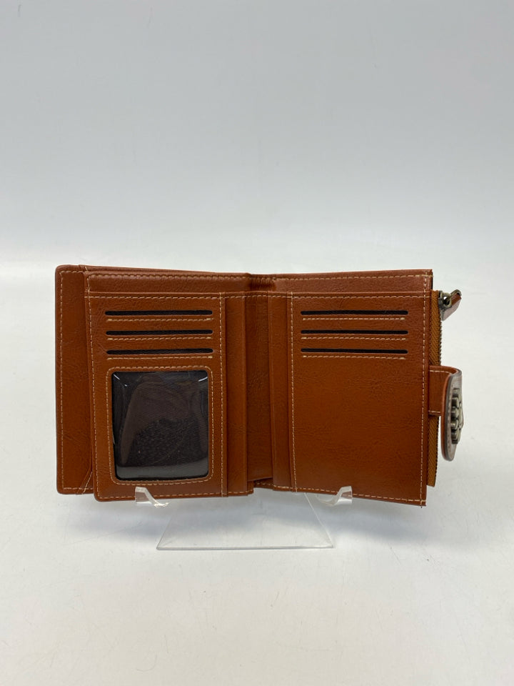 Brown Perforated Wallet