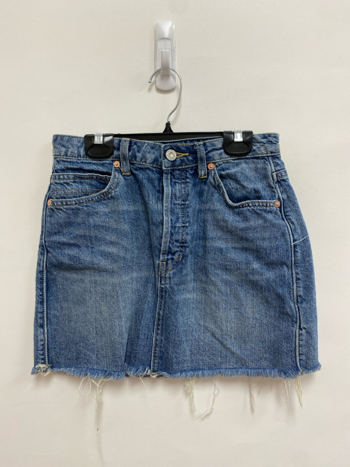 We The Free Size 25 Faded Denim Ladies Skirt