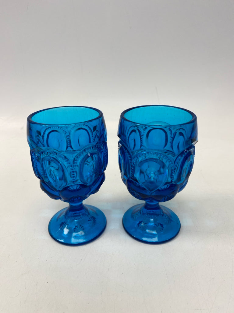 Royal Blue Moon/Stars Glass Glassware