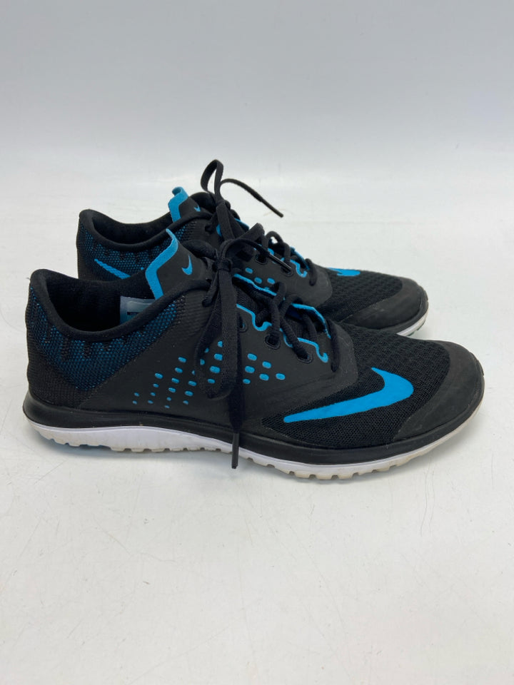 Nike SIZE 6 Black Blue Lace-Up Boy&