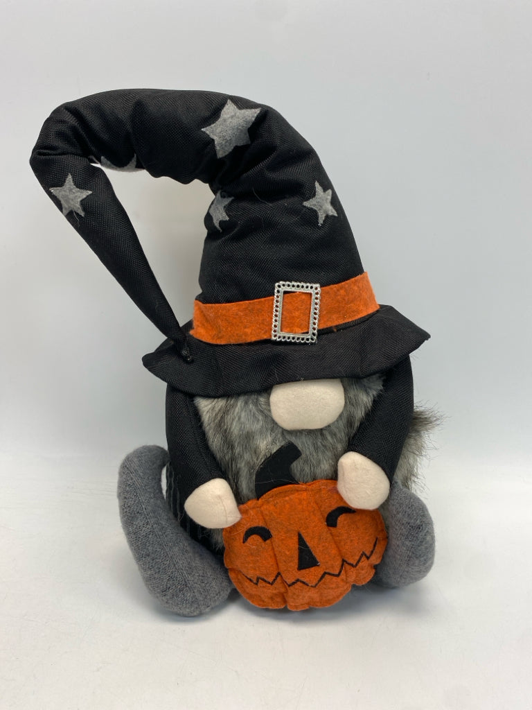 Black Orange/Gray Stuffed Fabric Halloween
