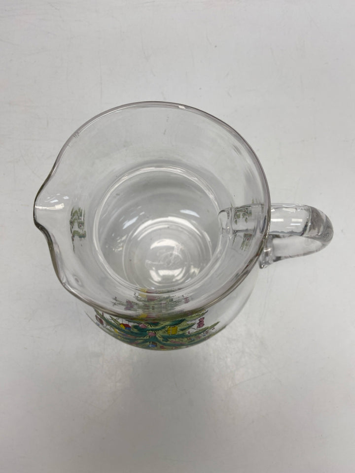 Spode Clear Green/Multi Trees Glass Christmas