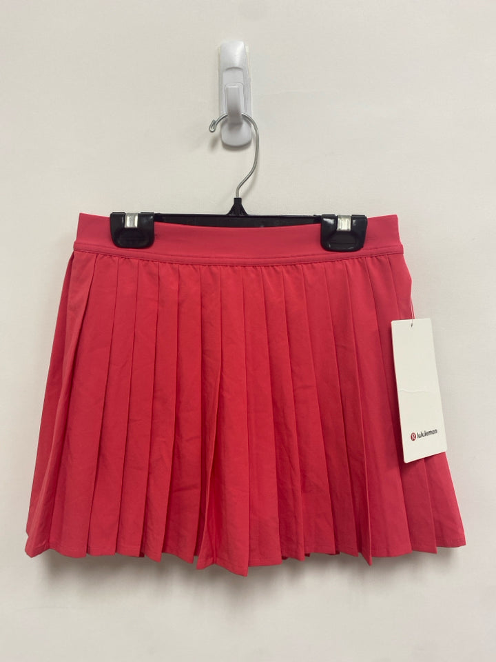 NWT Lululemon Size 4 Hot Pink Pleated Athletic Skort