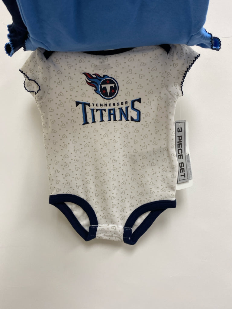 NWT NFL SIZE 3-6M Navy/Blue White Girl&