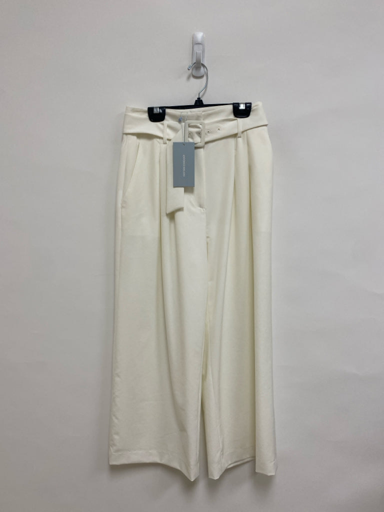NWT Antonio Melani Size 2 Cream Wide Leg Ladies Pants
