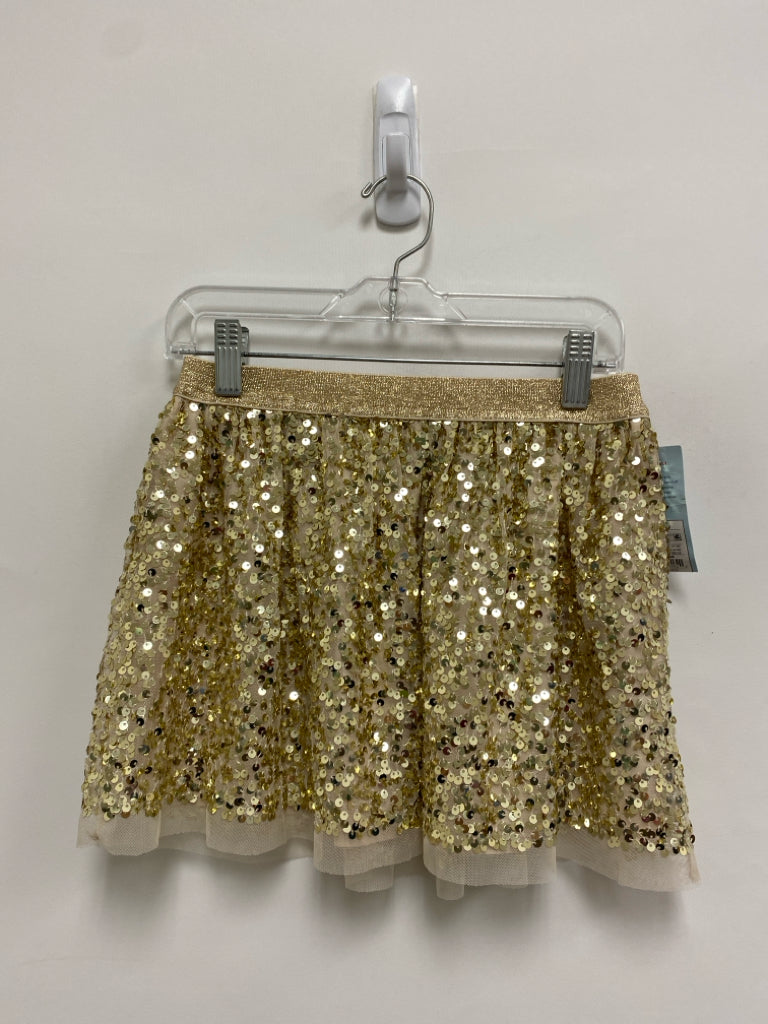 NWT Cat &amp; Jack SIZE 4/5 Gold Sequined Girl&