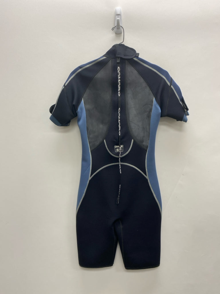 Size S Black Blue Ladies Swimwear