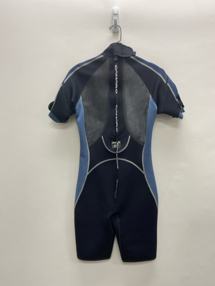 Size S Black Blue Ladies Swimwear
