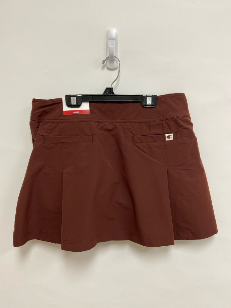 NWT Champion Size 12 Brown Athletic Skort