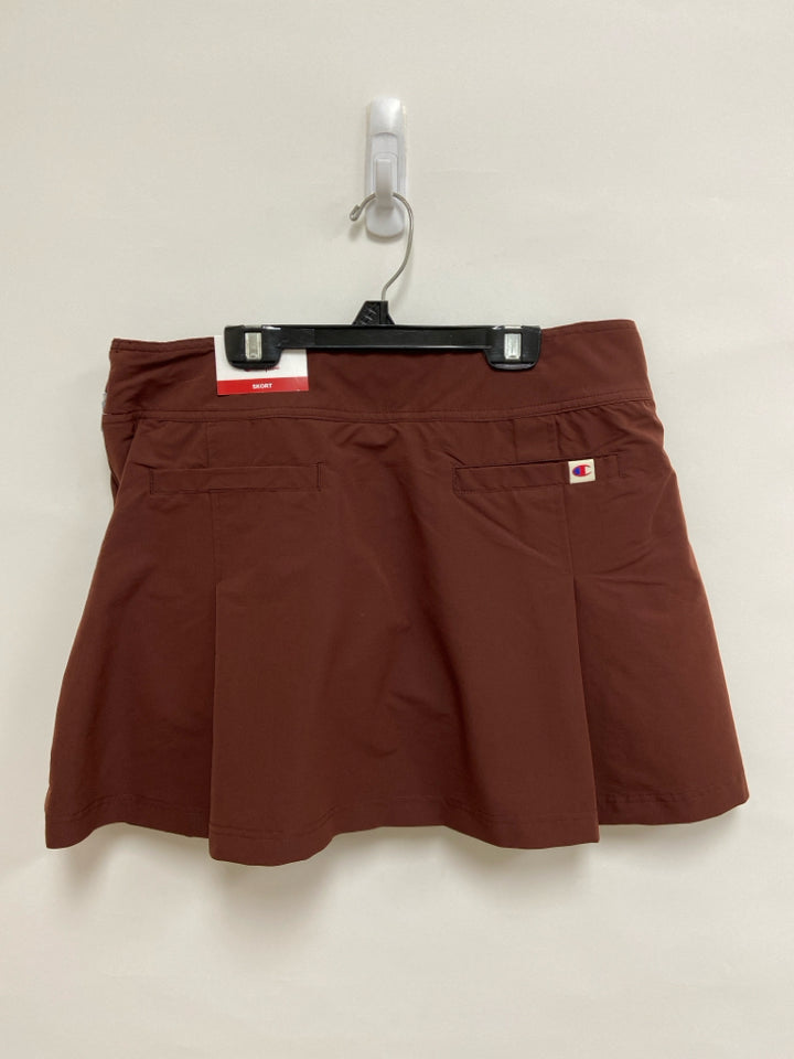 NWT Champion Size 12 Brown Athletic Skort