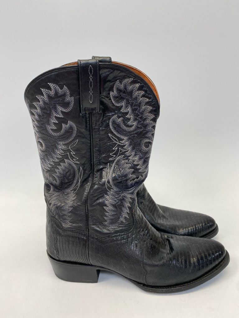 Dan Post Size 12 Black Gray Western Men&