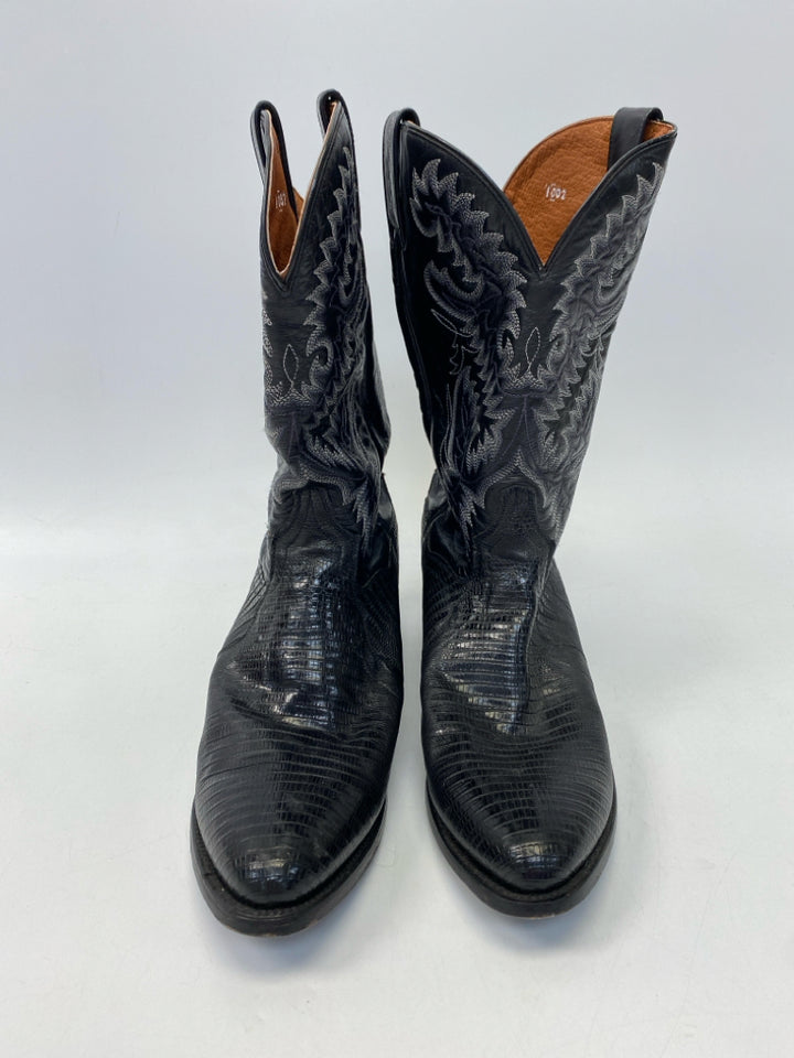 Dan Post Size 12 Black Gray Western Men&
