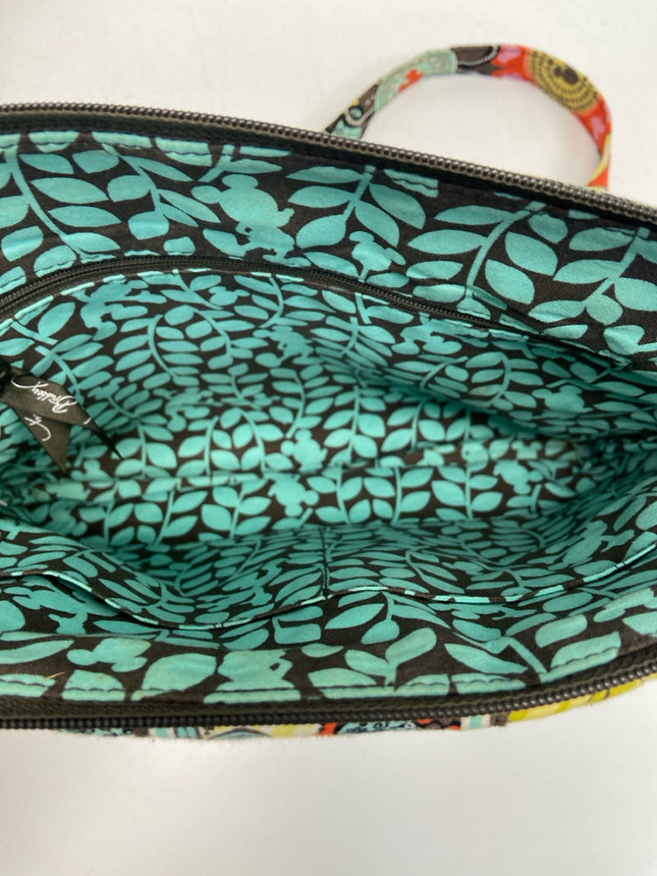 Vera Bradley Green Coral/Multi Flowers Electronic/Accessory