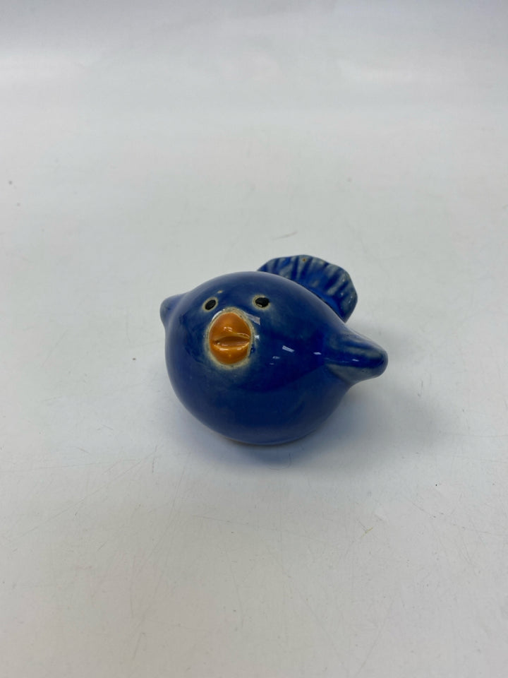 Blue Ceramic Figurine
