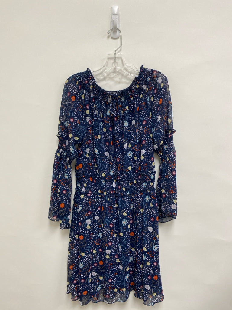 SIZE 14 Navy/white Orange/Multi Flowers Bell Sleeves Girl&