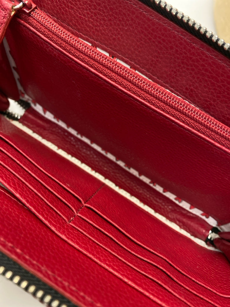Brighton Red Multi-Color Flower(s) Crossbody