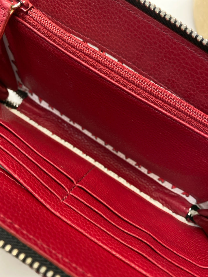 Brighton Red Multi-Color Flower(s) Crossbody