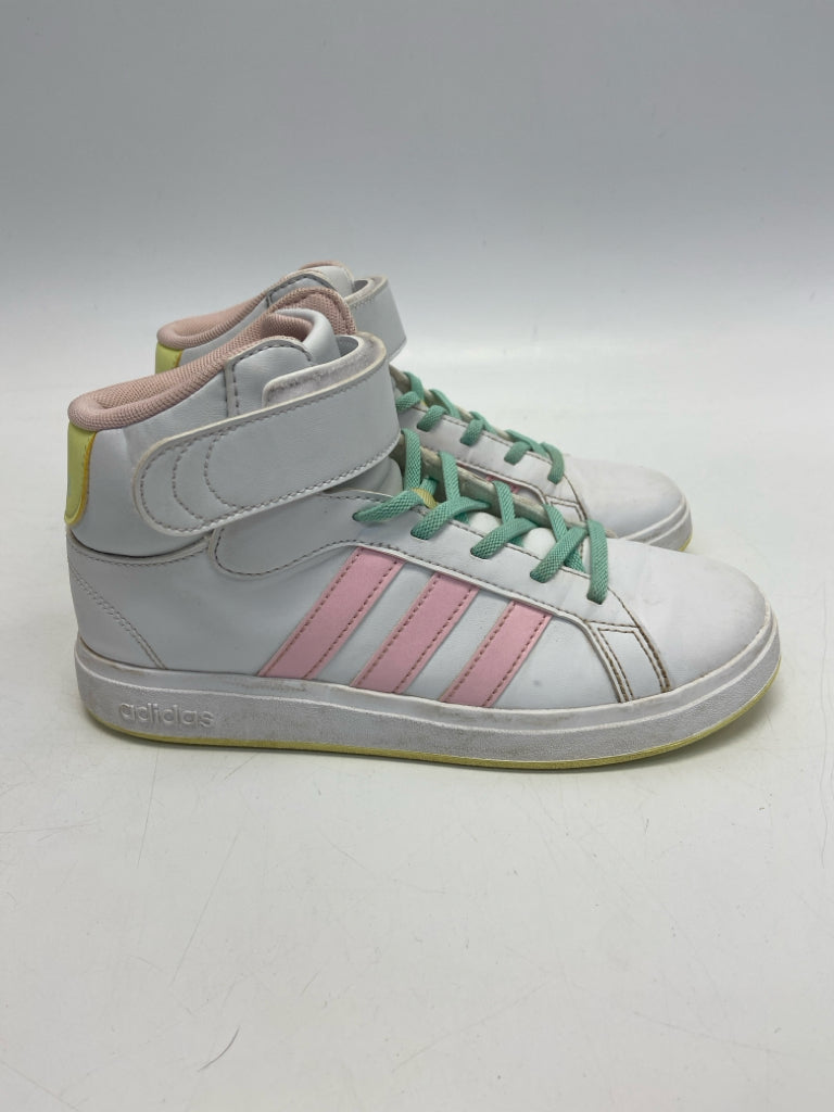 Adidas SIZE 4.5 White Pink/Green Girl&