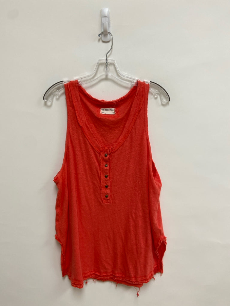We The Free Size M Orange Tank Ladies Top