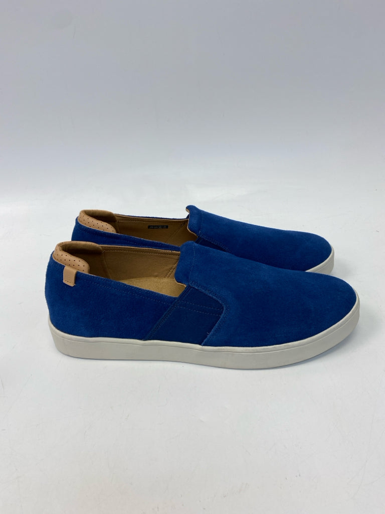 Spenco Size 13 Dark Blue Suede Men&