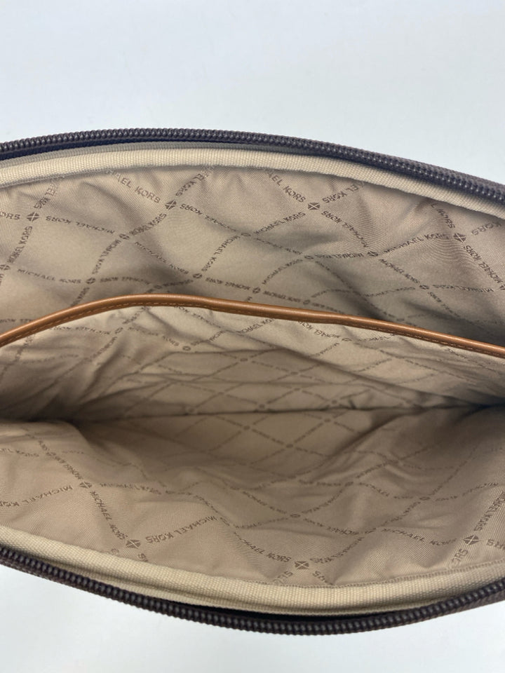 Michael Kors Dark Brown Signature Electronic/Accessory