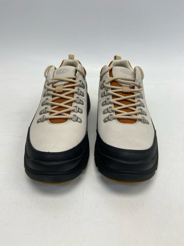 NWOT Keen  Size 9 Pale Gray Brown/Blk Lace-up Sneakers