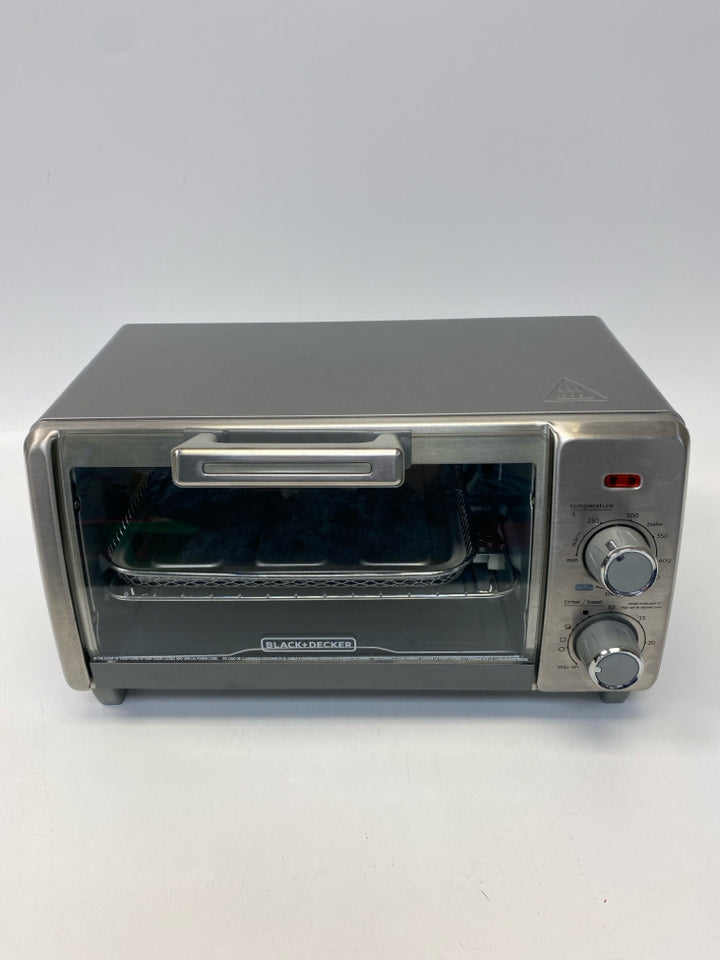 Black and Decker Silver Toaster Oven