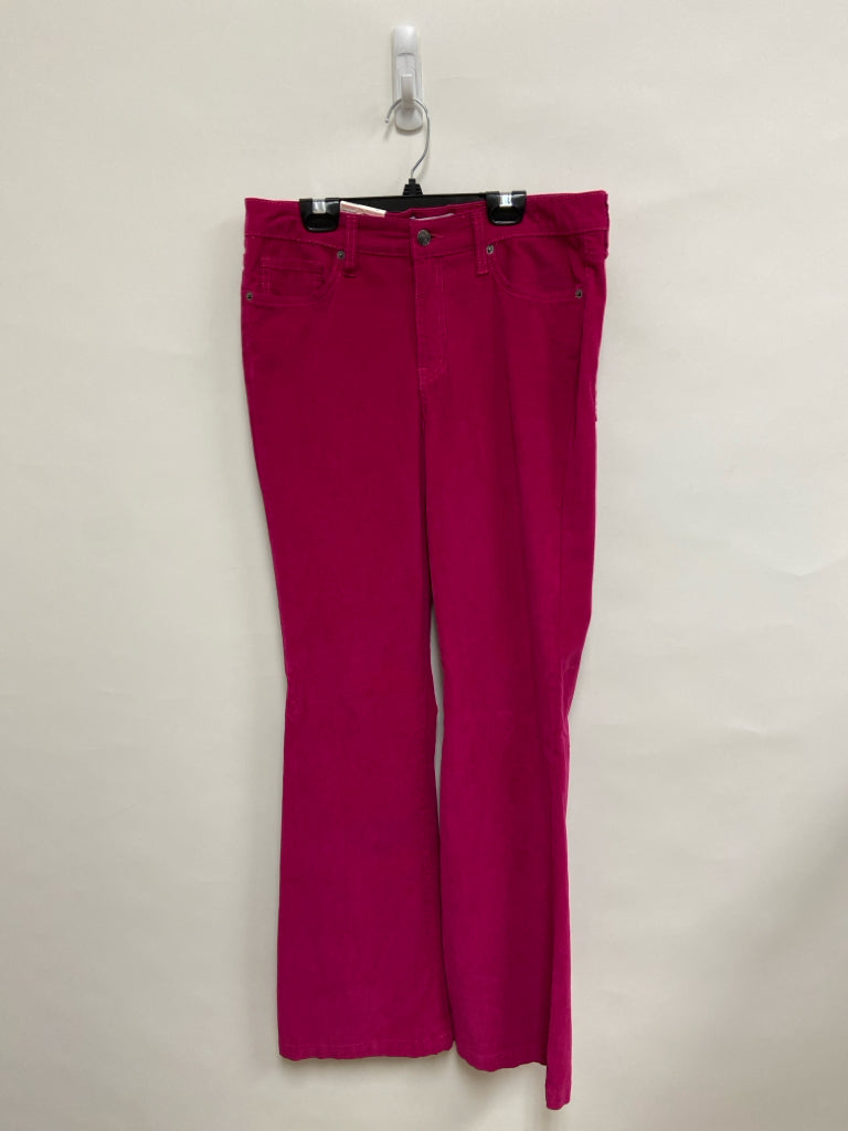 NWT Crown &amp; Ivy Size 6 Hot Pink Corduroy Ladies Pants